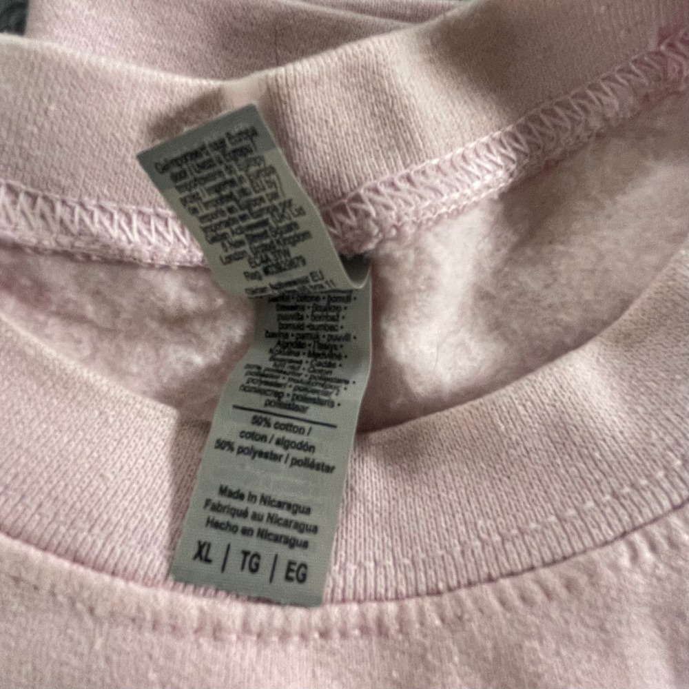 Scream‎ Horror Movie Pink Graphic Crewneck Sweatshirt Oversized Size XL Y2K - Picture 4 of 7